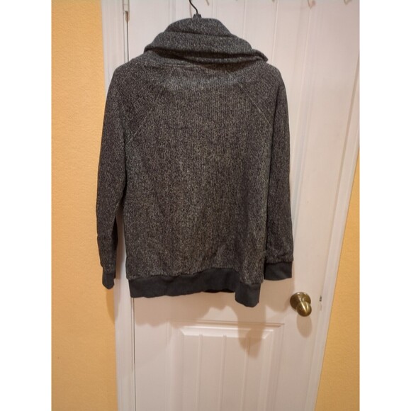 Kimi Kai Maternity Sweater Womens Size L Heather Gray Cowl Neck - Picture 11 of 13